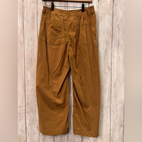 Good Hart Dark Mustard Cropped Wide-Leg Pants - Picture 5 of 6